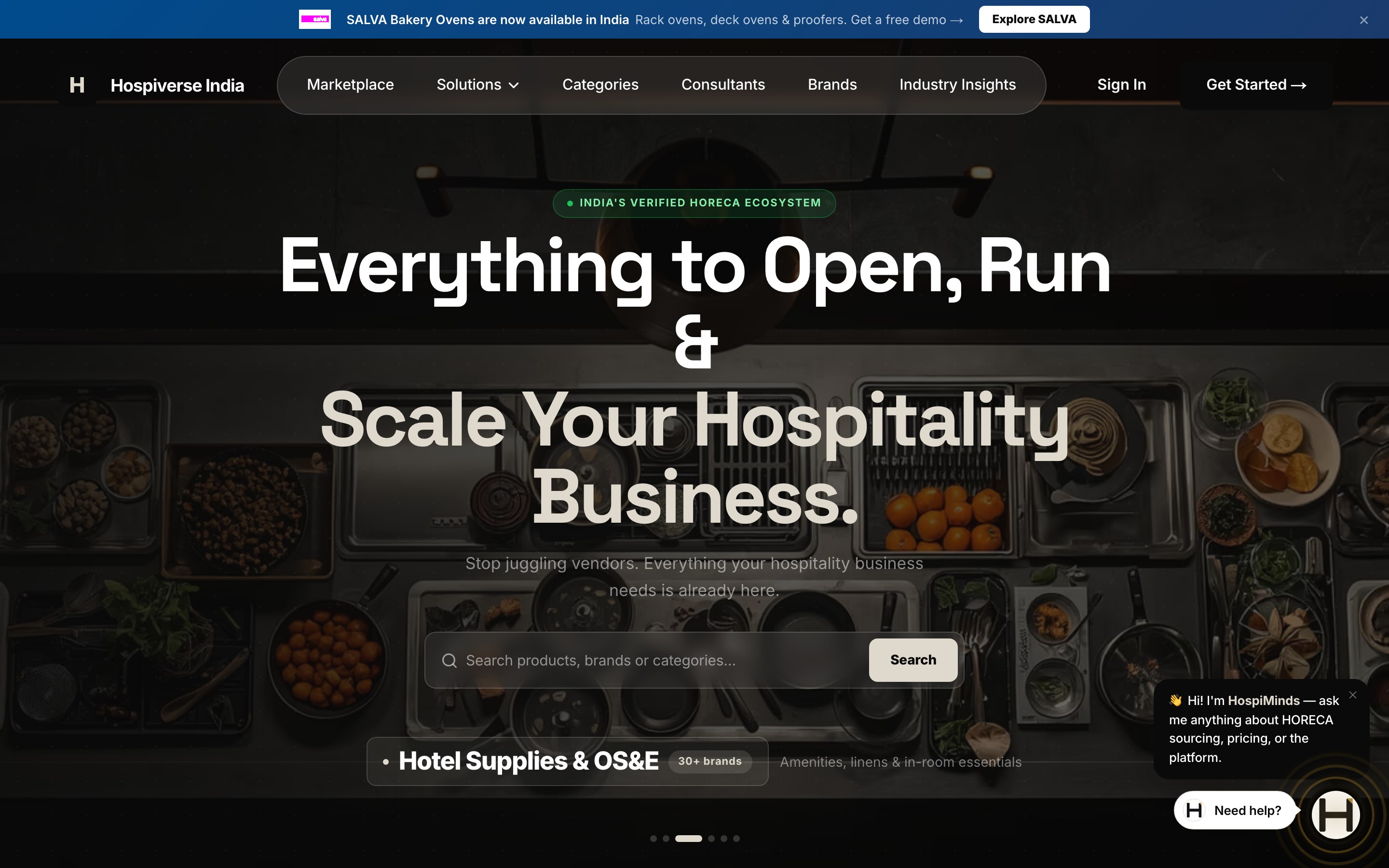 Hospiverse — B2B HORECA marketplace